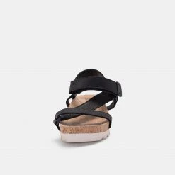 Rollie Nation Sandal Tooth Wedge Strap Punch Black 9 Rollie Nation Sandal Tooth Wedge Strap Punch Black