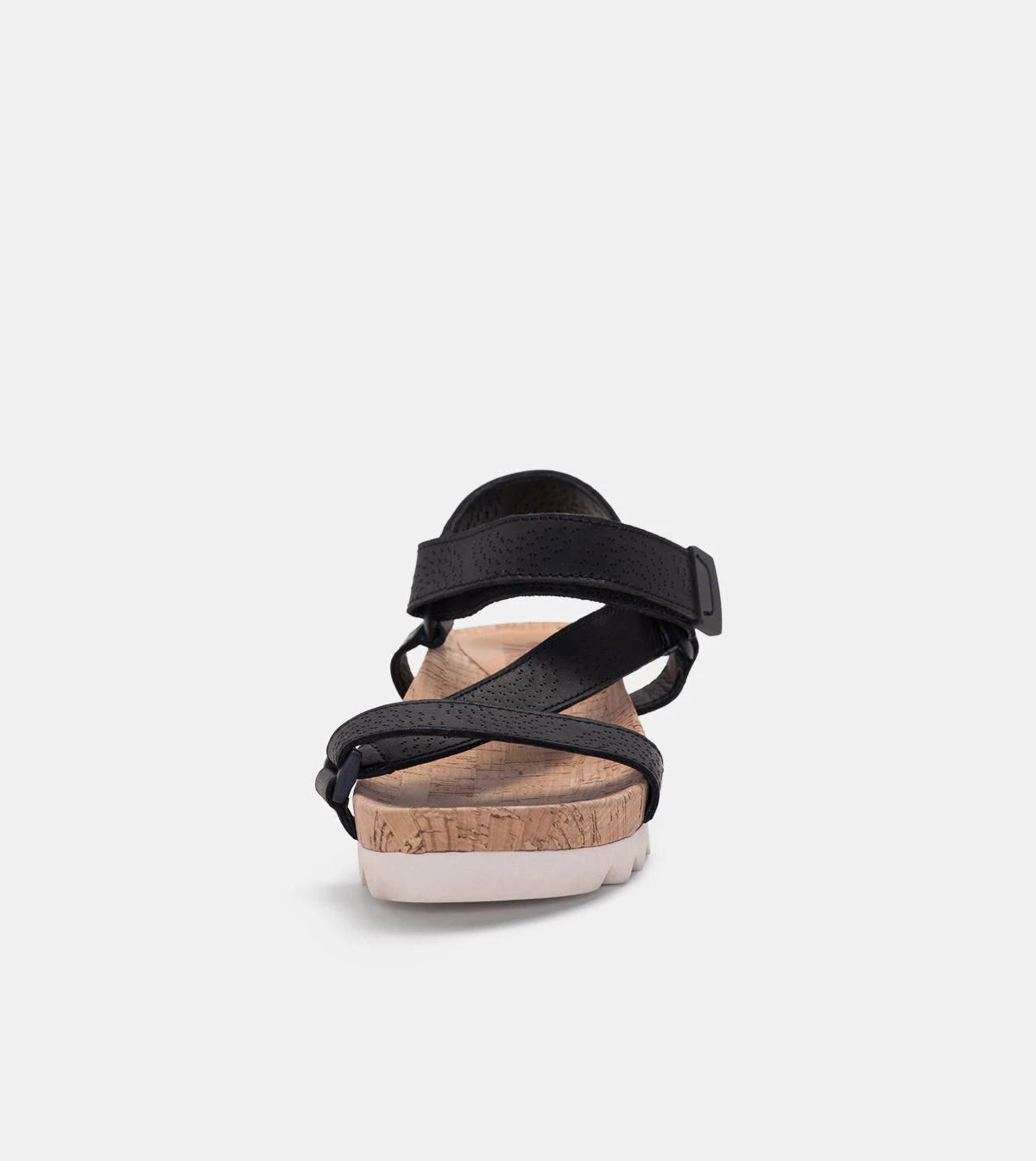 Rollie Nation Sandal Tooth Wedge Strap Punch Black 6 Rollie Nation Sandal Tooth Wedge Strap Punch Black