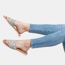 Rollie Nation Sandal Slide Medium Snow Leopard All Shoes