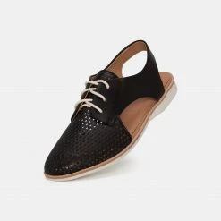 Rollie Nation Slingback Punch Black Leather