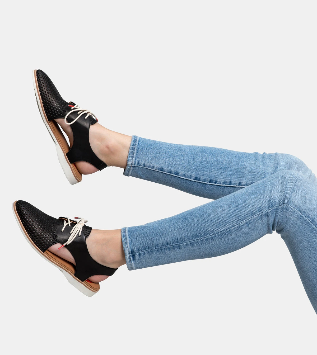 Rollie Nation Slingback Punch Black Leather 5 Rollie Nation Slingback Punch Black Leather