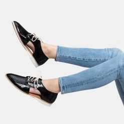 Rollie Nation All Shoes Sidecut Punch Black Patent