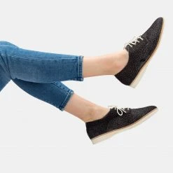 Rollie Nation All Shoes Derby Charcoal Snow Leopard