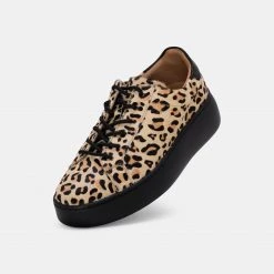 Rollie Nation City Sneaker Camel Leopard/Black Sole