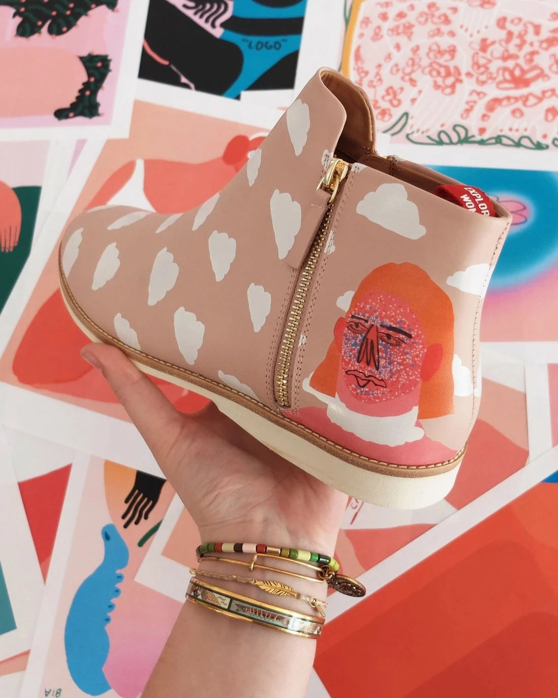 Rollie Nation Side Zip Boot Head In The Clouds All Shoes 7 Rollie Nation Side Zip Boot Head In The Clouds All Shoes