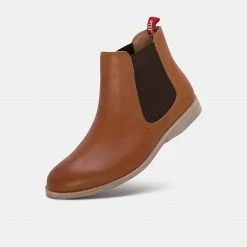 Rollie Nation Chelsea Cognac Burnish / Honeydew Sole All Shoes