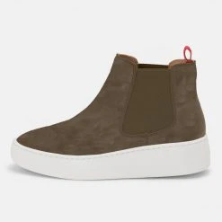 Rollie Nation All Shoes Chelsea City Khaki Suede