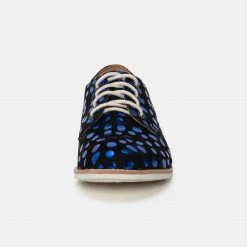 Rollie Nation Derby Metallic Blue Leopard All Shoes
