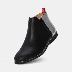 Rollie Nation Side Zip Black/Silver Stud All Shoes