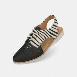 Rollie Nation All Shoes Slingback Punch Black / Zebra Pony