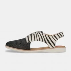 Rollie Nation All Shoes Slingback Punch Black / Zebra Pony