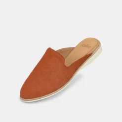 Rollie Nation Madison Mule Burnt Orange