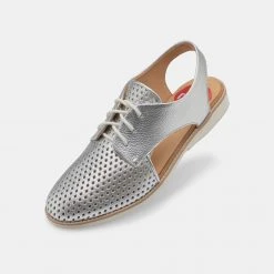 Rollie Nation Slingback Punch Silver/ Silver