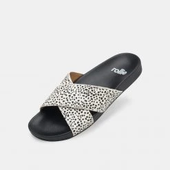 Rollie Nation Tide Cross Slide Snow Leopard All Shoes