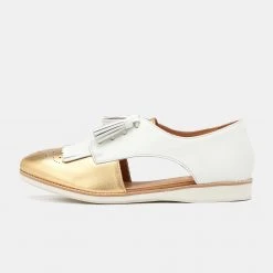 Rollie Nation All Shoes Sidecut Kilt Gold / White