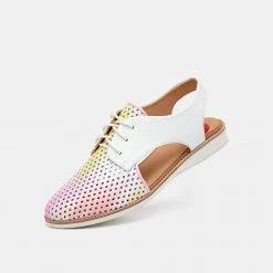 Rollie Nation All Shoes Slingback Punch Watercolour Blurred / White