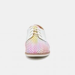 Rollie Nation All Shoes Slingback Punch Watercolour Blurred / White