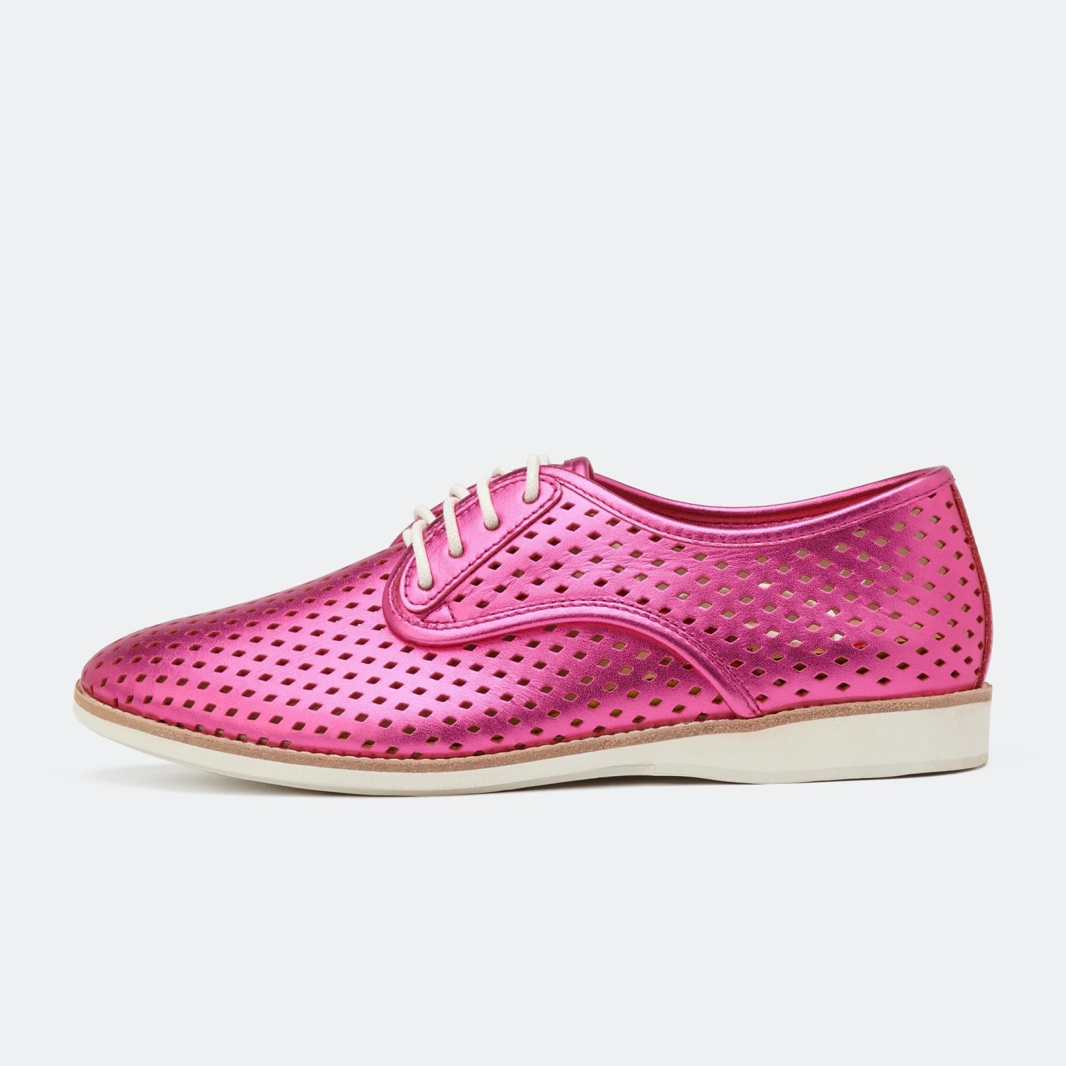 Rollie Nation Derby Punch Raspberry Metallic All Shoes 5 Rollie Nation Derby Punch Raspberry Metallic All Shoes