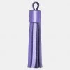 Rollie Nation Leather Tassel Set Lilac Metallic (4 Per Set)