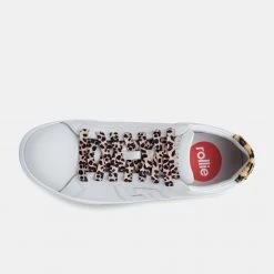 Rollie Nation Prime Sneaker White/Leopard All Shoes