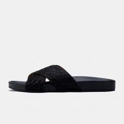 Rollie Nation Tide Cross Slide Black Geo All Shoes