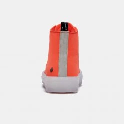 Rollie Nation Ranger High Top Sneaker Turbo Orange All Shoes