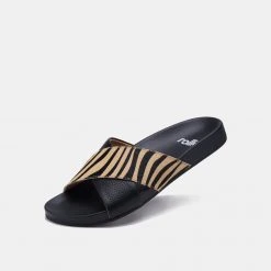 Rollie Nation Tide Cross Slide Black Zebra All Shoes