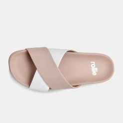 Rollie Nation All Shoes Tide Cross Slide Latte White 10 Rollie Nation All Shoes Tide Cross Slide Latte White