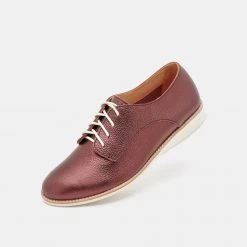 Rollie Nation Derby Super Soft Merlot Metallic All Shoes