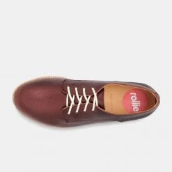 Rollie Nation Derby Super Soft Merlot Metallic All Shoes