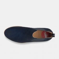 Rollie Nation Chelsea Navy Shimmer / Honeydew Sole All Shoes