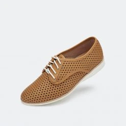 Rollie Nation Derby Punch Overlay Tan / Black All Shoes