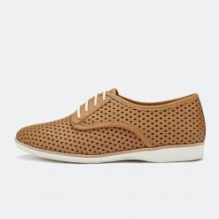 Rollie Nation Derby Punch Overlay Tan / Black All Shoes