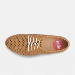 Rollie Nation Derby Punch Overlay Tan / Black All Shoes