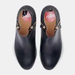 Rollie Nation Side Zip Black / Geo / Black Sole 15 Rollie Nation Side Zip Black / Geo / Black Sole