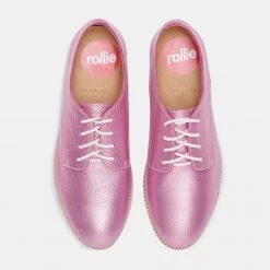 Rollie Nation Derby Super Soft Pink Metallic All Shoes 24 Rollie Nation Derby Super Soft Pink Metallic All Shoes
