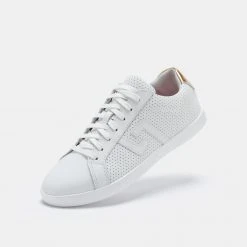 Rollie Nation Prime Pin Punch Sneaker White/Gold All Shoes