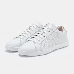 Rollie Nation Prime Pin Punch Sneaker White/Gold All Shoes