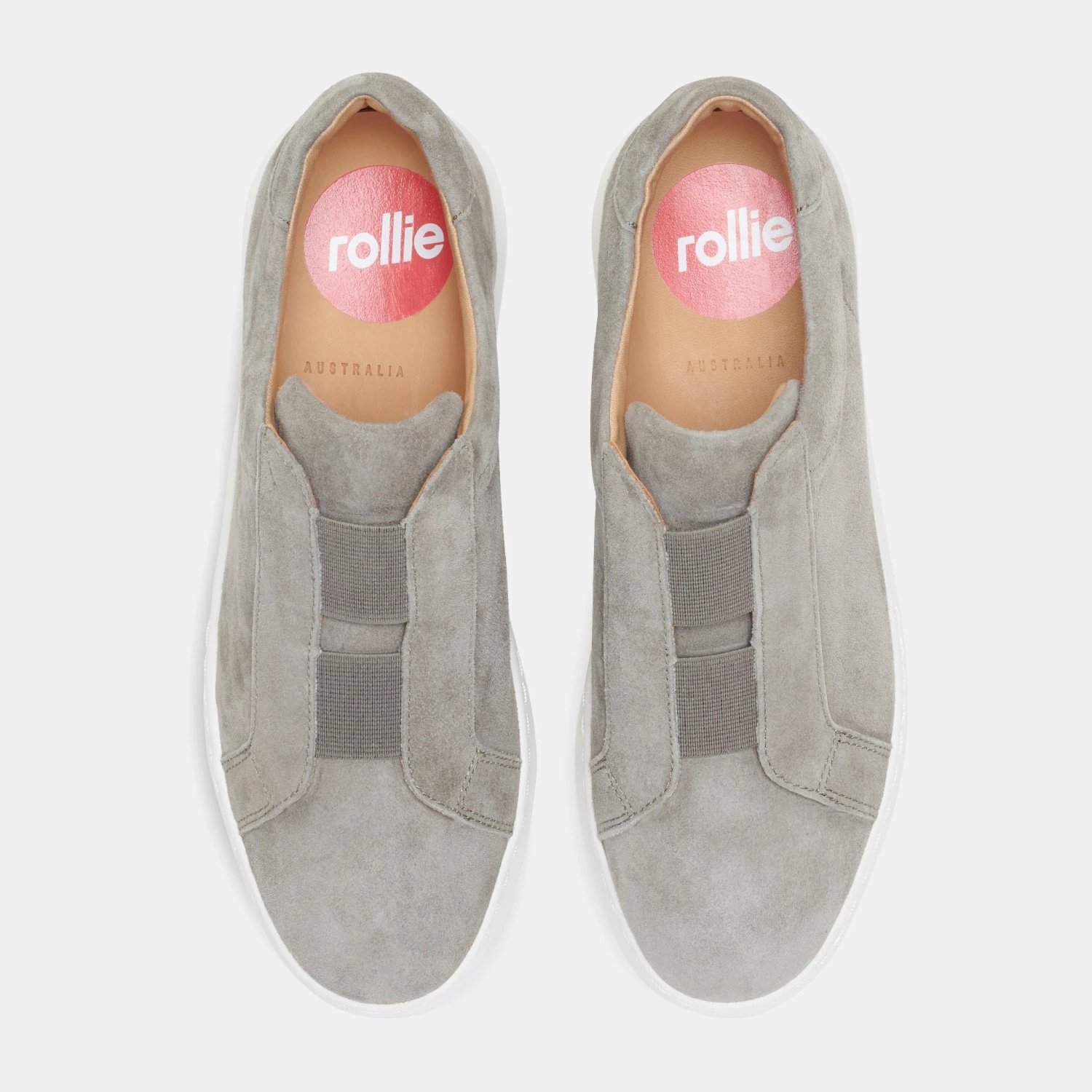 Rollie Nation All Shoes City Sneaker Laceless Taupe 6 Rollie Nation All Shoes City Sneaker Laceless Taupe