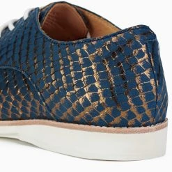 Rollie Nation All Shoes Derby Metallic Snake