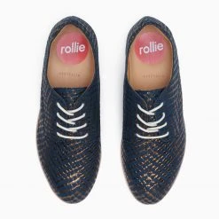 Rollie Nation All Shoes Derby Metallic Snake