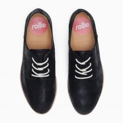 Rollie Nation Derby Super Soft Black Shimmer All Shoes