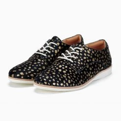 Rollie Nation Derby Medium Gold Leopard All Shoes