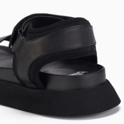 Rollie Nation Acme Sandal All Black All Shoes