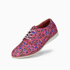 Rollie Nation All Shoes Derby Fuchsia Leopard