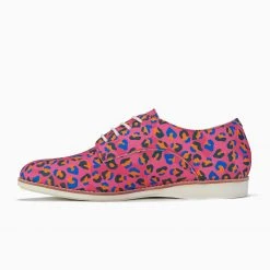 Rollie Nation All Shoes Derby Fuchsia Leopard