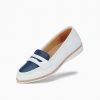 Rollie Nation Penny Loafer Grey Burnish / White 1 Rollie Nation Penny Loafer Grey Burnish / White