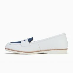Rollie Nation Penny Loafer Grey Burnish / White