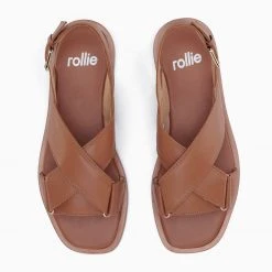 Rollie Nation All Shoes Alpha Cross Sandal Cognac 18 Rollie Nation All Shoes Alpha Cross Sandal Cognac