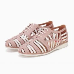 Rollie Nation All Shoes Derby Cage Snow Pink / White